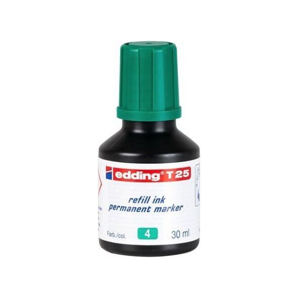 Edding Tusz do uzupełniania markerów permanentnych e-t25 zielony 12518098 4004764023899