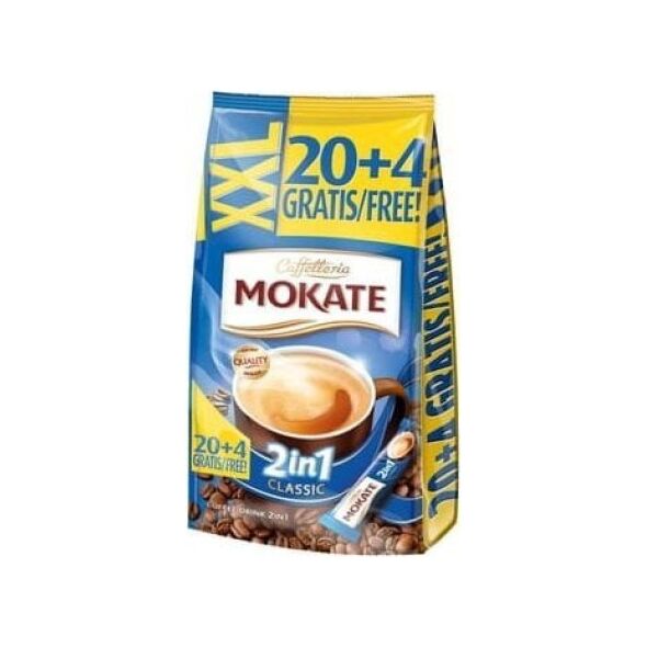 Mokate Mokate XXL 2in1 miks kawowy 20 + 4 sztuki GRATIS  [108|70] 12531097 5900649058187