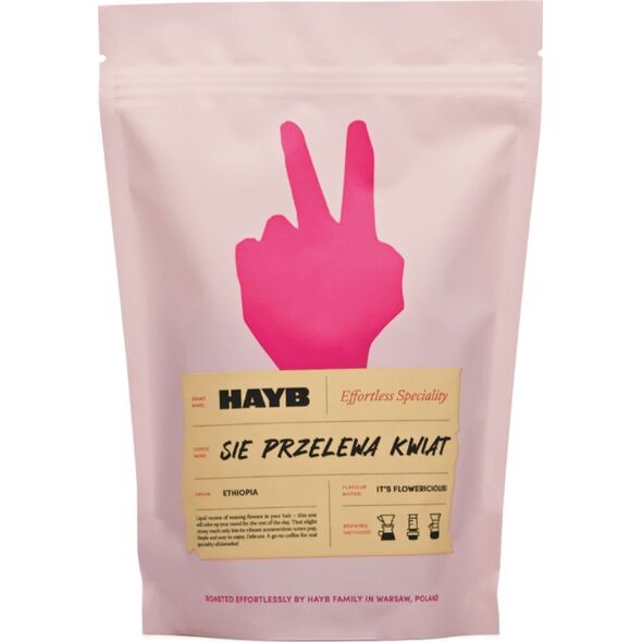 Kawa ziarnista HAYB Kawa ziarnista Się Przelewa Kwiat 250g ziarni 12531891 5904844570222