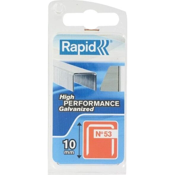 Rapid Zszywki ocynkowane RAPID - Drut cienki - N  53/10 mm 12542694 3221631095044