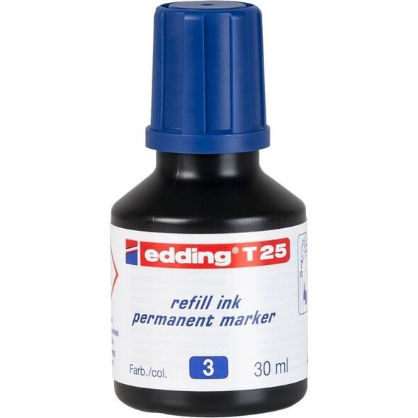 Edding Tusz do uzupełniania markerów permanentnych e-T 25 EDDING, niebieski 12554958 4004764023882