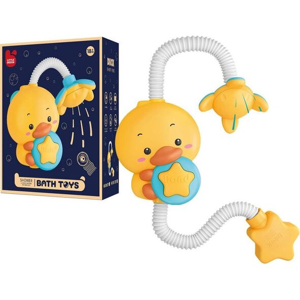 LeanToys Zabawka Do Kąpieli Kaczka Kaczuszka Prysznic Na Baterie 12555860 5905214975784