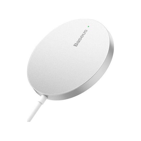 Ładowarka Baseus Ładowarka bezprzewodowa Baseus Simple Mini3 MagSafe 15W (srebrna) 12568132 6932172618650
