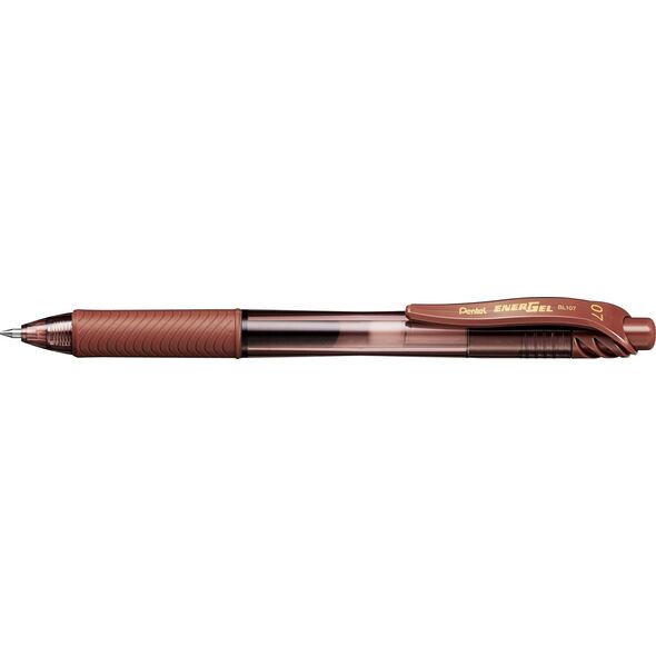 Pióro kulkowe Pentel EnerGel BL107 brązowe 12605333 884851037572
