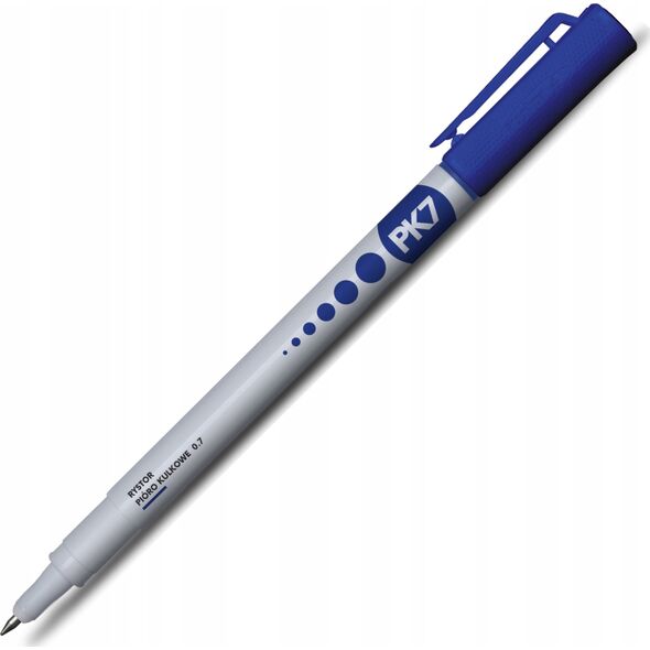 Rystor PIÓRO KULKOWE RYSTOR PK7 0.7mm NIEBIESKIE 12605734 5907548917034