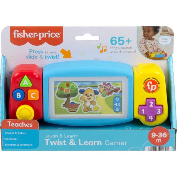 Mattel Fisher-Price "Ucz się i śmiej!" Konsola ABC Małego Gracza HNN39 MATTEL 12734660 194735145980