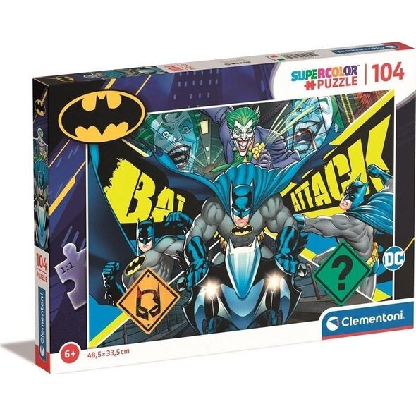 Clementoni CLE puzzle 104 SuperKolor Batman 27174 12736155 8005125271740