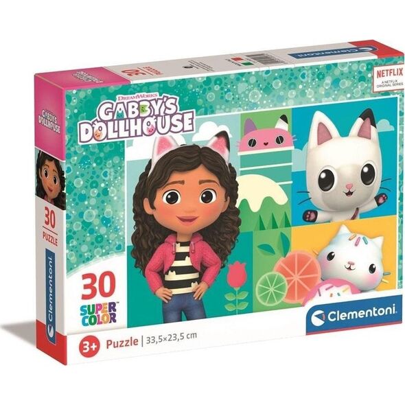 Clementoni Puzzle 30 Super Kolor Gabby's Dollhouse 12736704 8005125202812