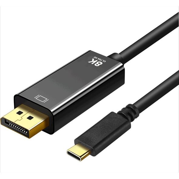 Kabel USB Art USB-C - DisplayPort 1.8 m Czarny (KABUSBC OEM-C5-2) 12773937 5906721171270