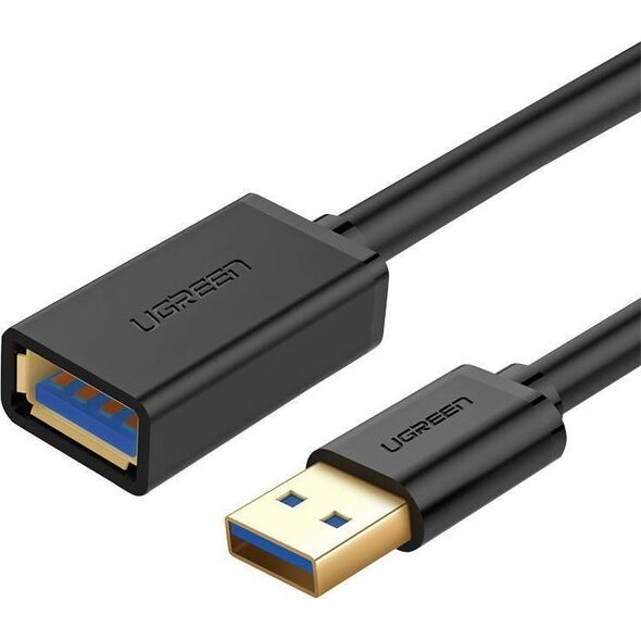 Kabel USB Ugreen USB-A - USB-A 1 m Czarny (10368B) 12854169 6957303800506