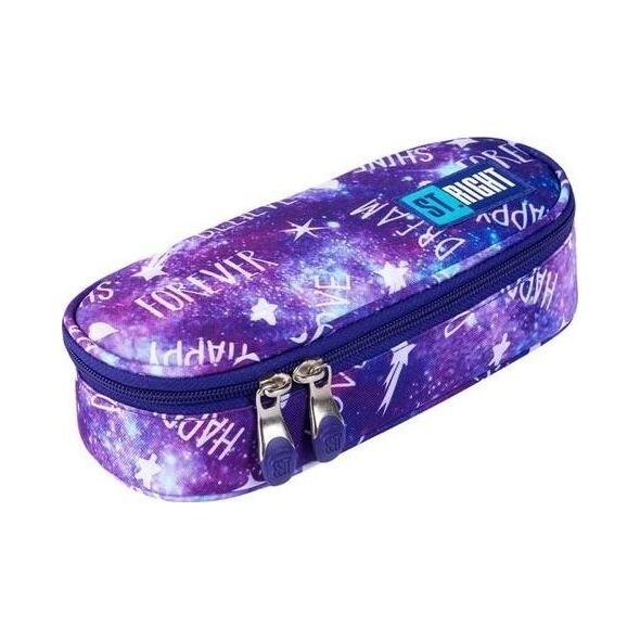 Piórnik MAJEWSKI Piórnik saszetka usztywniona z wewnętrzną klapką STRIGHT PC-01 Galaxy 12874315 5903235654169