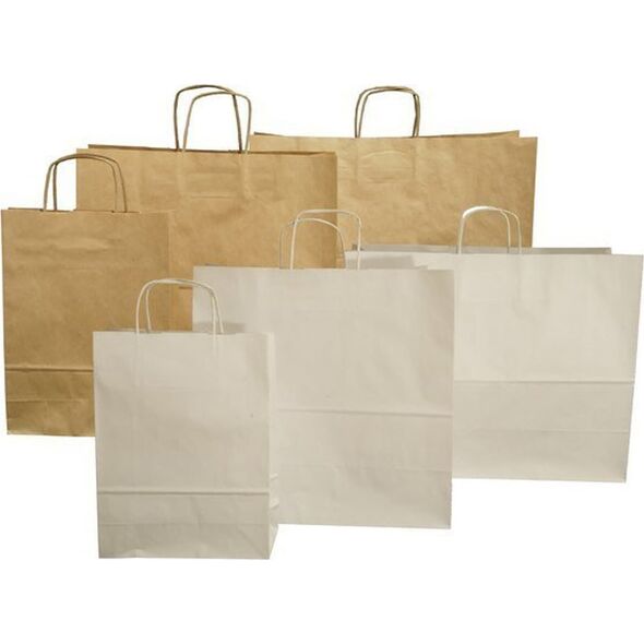 NC Koperty TORBA PAPIEROWA 24 X 10 X 36 CM BIAŁA 12888614 2000009000399