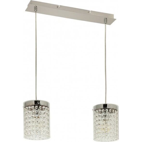 Lampa wisząca KRIS Krislamp Gala KR 313-2L lampa wisząca zwis 2x40W E27 chrom 12897312 5907582567936