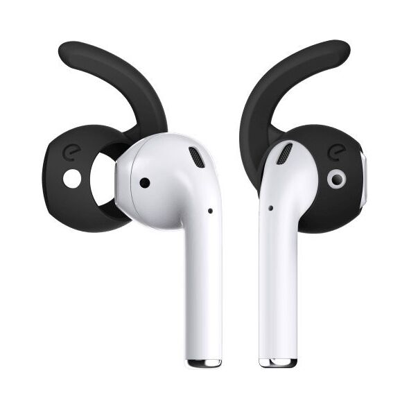 Class and Culture LLC KeyBudz EarBuddyz - silikonowe nakładki do AirPods 1/2, EarPods (black) 12952594 851173005077