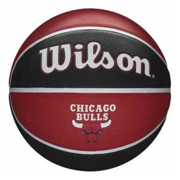 Wilson Piłka do Koszykówki NBA Team Tribute Chicago Bulls Czerwona 12985120 194979033579