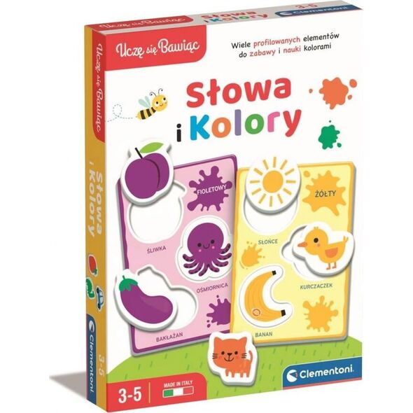Clementoni Ucz? si? bawi?c. S?owa i kolory 12992597 8005125507603