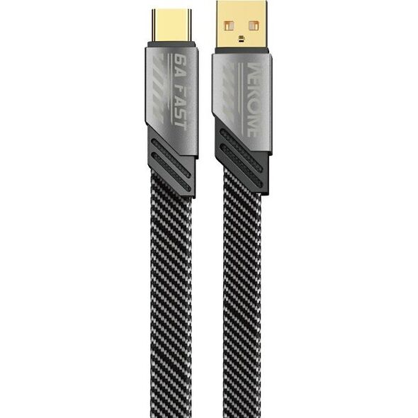 Kabel USB Wekome USB-A - USB-C 1 m Czarny (WK-WDC-190_02_TARNISH) 13026846 6941027640845