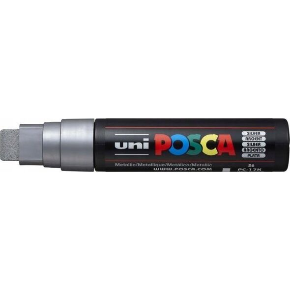 Uni Marker Do Każdej Powierzchni POSCA PC-17K SREBRNY 13040506 4902778202289
