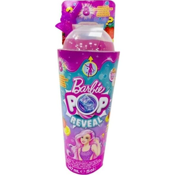 Lalka Barbie Mattel Pop Reveal z serii Fruit truskawkowa lemoniada HNW40 HNW41 13097558 194735151189