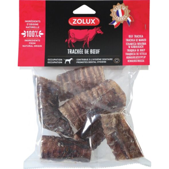 Zolux ZOLUX Tchawica wołowa pocięta 4/5 cm, 200 g 13110203 3336024828342