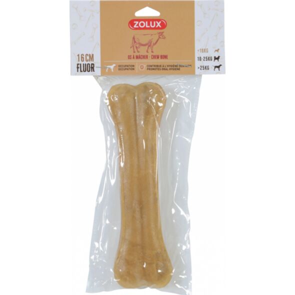 Zolux ZOLUX Kość prasowana z fluorem 16 cm 13110231 3336024827994