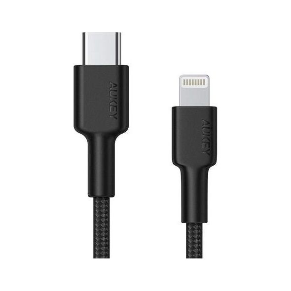 Kabel USB Aukey USB-C - Lightning 1.8 m Czarny (CB-CL4) 13115491 608119200221
