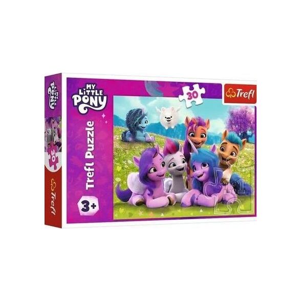 Trefl Puzzle 30 Przyjacielskie Koniki Pony TREFL 13146981 5900511182996