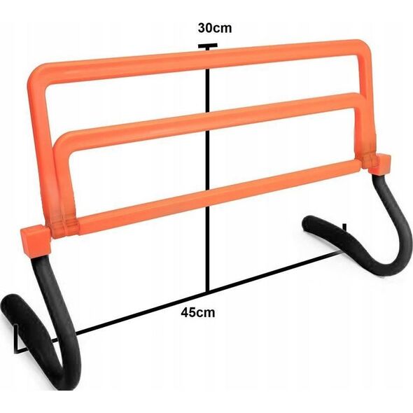 YakimaSport Płotek treningowy koordynacyjny 3 wysokości zestaw 6 sztuk 13183451 5903796715521