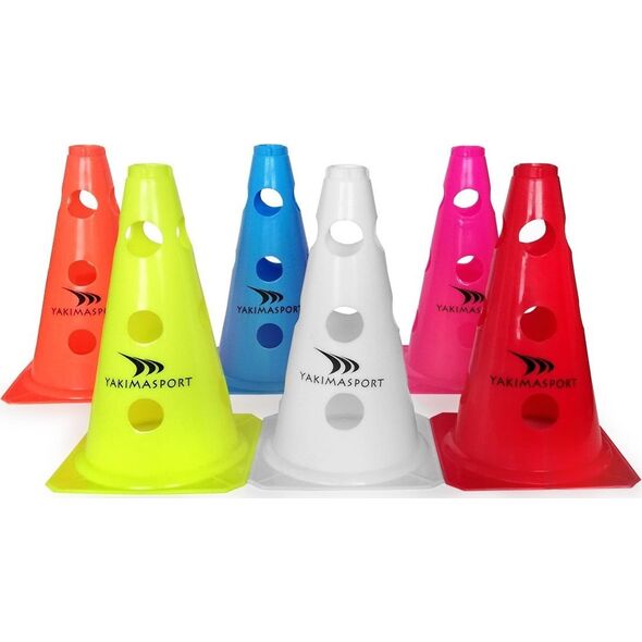 YakimaSport Pachołek z otworami 23 cm Biały 13186241 5903796714623