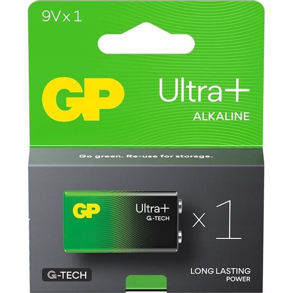 GP Bateria GP ULTRA+ ALKALINE 9V 13244085 4891199216442