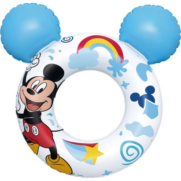 Bestway Koło do pływania dla dzieci, Mickey, 76 cm, biały, niebieski 13269103 6941607347546