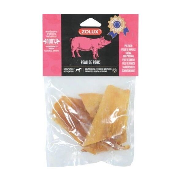 Zolux ZOLUX Przysmak naturalny dla psa Skóra wieprz 100g 13278411 3336024826591