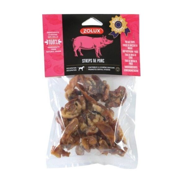 Zolux ZOLUX Przysmak naturalny dla psa Stripsy wieprz200g 13278413 3336024826577