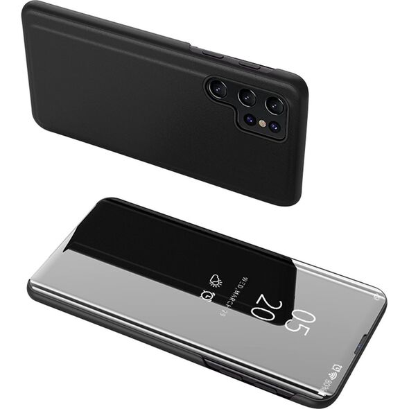 Hurtel Etui pokrowiec do Samsung S24 z klapką Clear View Case czarne Etui pokrowiec do Samsung S24 z klapką Clear View Case czarne 13319816 9145576284124