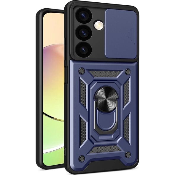 Hurtel Etui z osłoną na aparat do Samsung Galaxy S24 Hybrid Armor Camshield niebieskie HURTEL 13320064 9145576285077