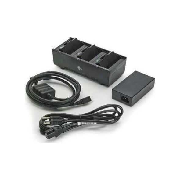 Zebra 3 Slot Battery Charger| ZQ300 Series| includes power supply and EU power cord 13332843 8596375094727