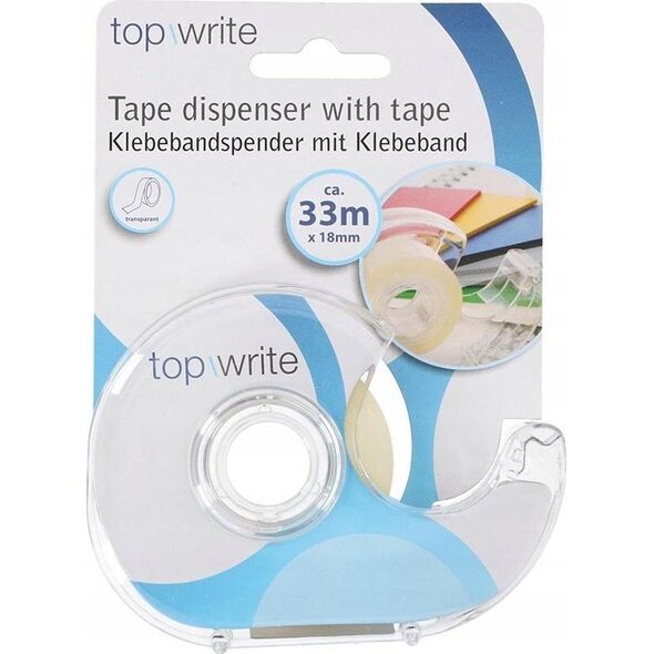 Topwrite Topwrite - Zestaw dyspenser biurowy + taśma klejąca 13335056 8711252452739