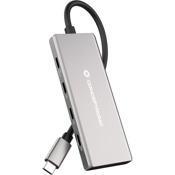 Adapter AV Conceptronic CONCEPTRONIC Dock USB-C->4xUSB-C,3xUSB-A,100WPD o.N.0.25m gr 13335861 4015867231371