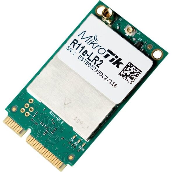 Antena MikroTik MIKROTIK R11E-LR2 MINIPCI-E CARD FOR 2.4GHZ FREQUENCY 13402568 4752224007933