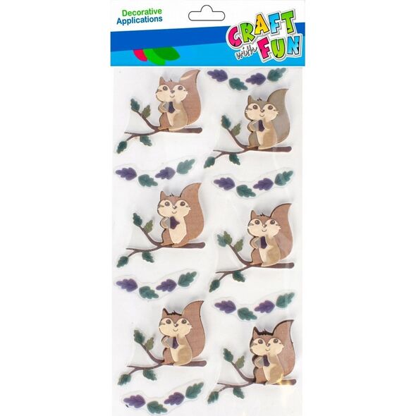 Craft with Fun OZDOBA BN NAKLEJKI 3D WIEWIORKI 6SZT CF 12/288 13410828 5908275174059