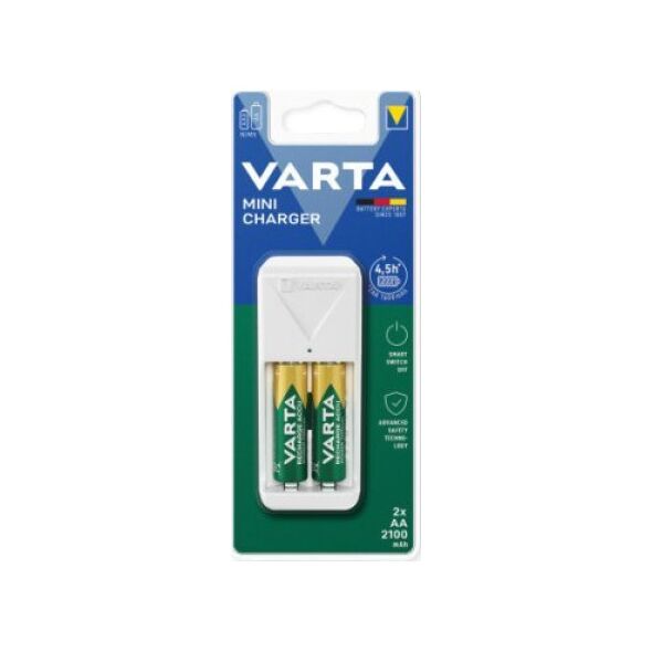 Ładowarka Varta Varta 57656 101 451 ładowarka akumulatorów Akumulator do domowego użytku Prąd przemienny 13435146 4008496054572