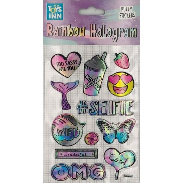 Stnux Naklejki rainbow hologram - selfie 8417 STNUX p6 13457088 5901583298417