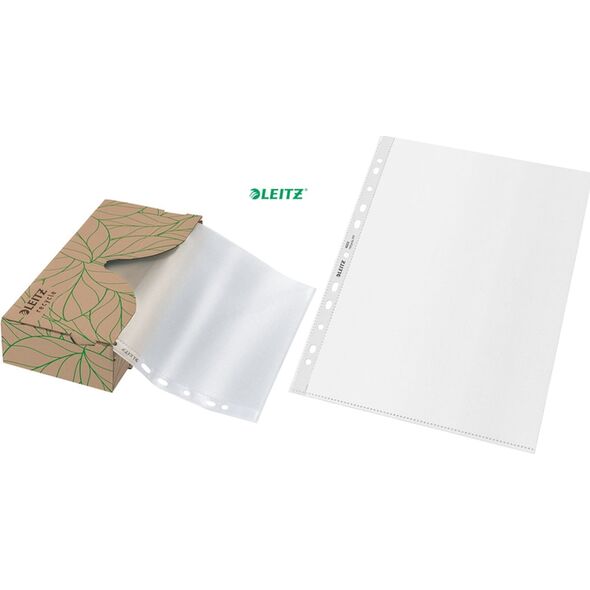 Leitz Koszulki Leitz Recycle At Hand A4/70µm groszkowe (40) 13465214 4002432130856