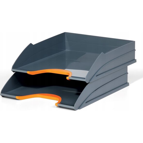 Durable Półka na dokumenty Durable Varicolor A4 szaro-pomarańczowa (2) 13470025 4005546702117