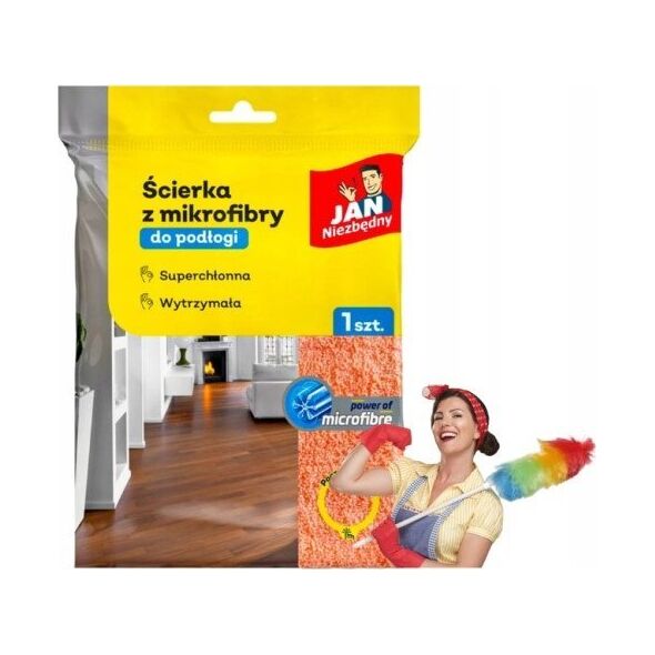 Sarantis Jan Niezbędny ściereczka z mikrofibry do podłogi 1 szt super chłonna 13473131 5900536356587