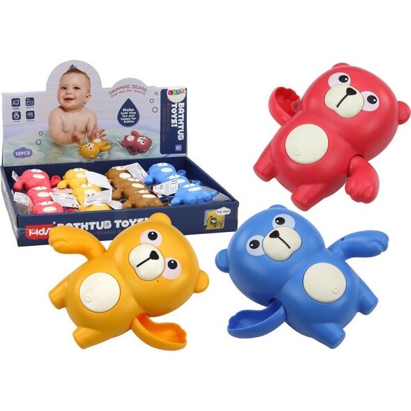 LeanToys Zabawka Do Kąpieli Nakręcana Pływający Miś 13675911 5905991005544