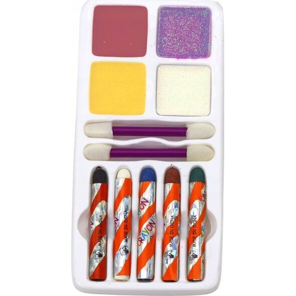 LeanToys Zestaw Do Malowania Twarzy Farbki Brokat Kredki Pędzelki 13676082 5905991008576