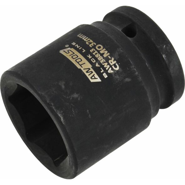 AWTools AWTOOLS NASADKA UDAROWA SZEŚCIOKĄTNA 3/4"  KRÓTKA 24mm BLACK LINE 13683708 5903678619695