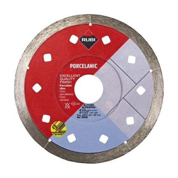 Rubi RUBI TARCZA DIAMENTOWA SLITHER BLADE 115 SUPERPRO 13683878 8413797329605