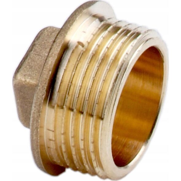 Ferro Korek mosiężny Ferro KOR2Z 3/8" gwint zewnętrzny żółty 13685045 5901095691546